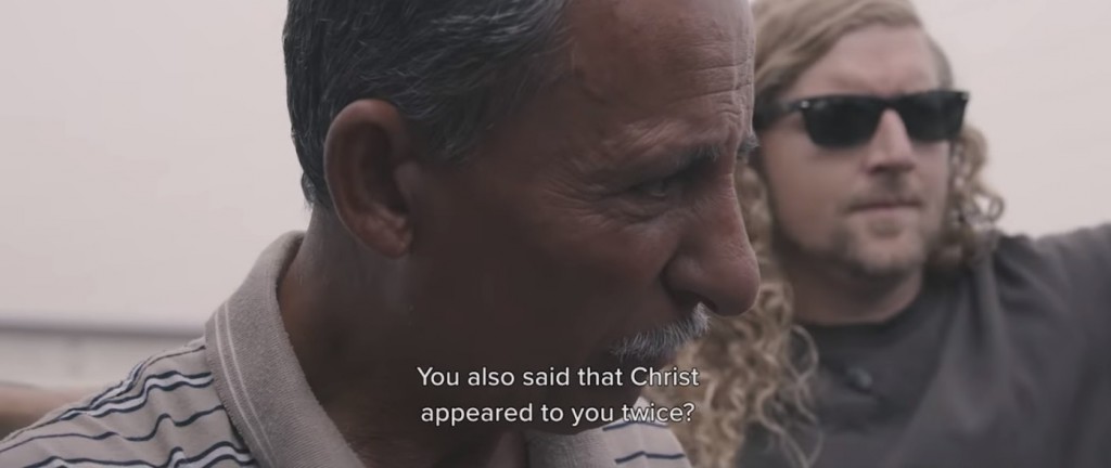 男子自述耶穌向他顯現兩次。（來源：Sean Feucht YT影片截圖）