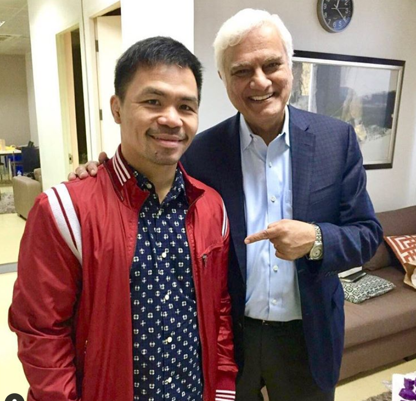 2020年菲律賓「全國聖經日」，邀請撒迦利亞牧師訪菲。（圖／Manny Pacquiao臉書）