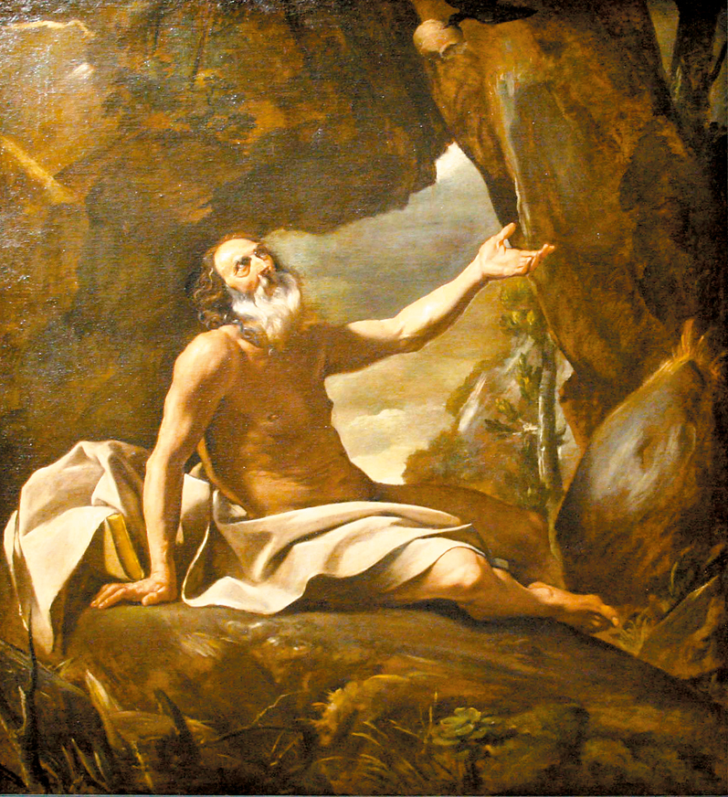 "Elie nourri par le corbeau", by Giovanni Lanfranco