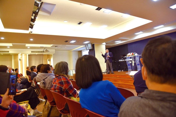 高雄武昌教會「職場領袖正興起」講座。（圖／謝宜汝攝影）