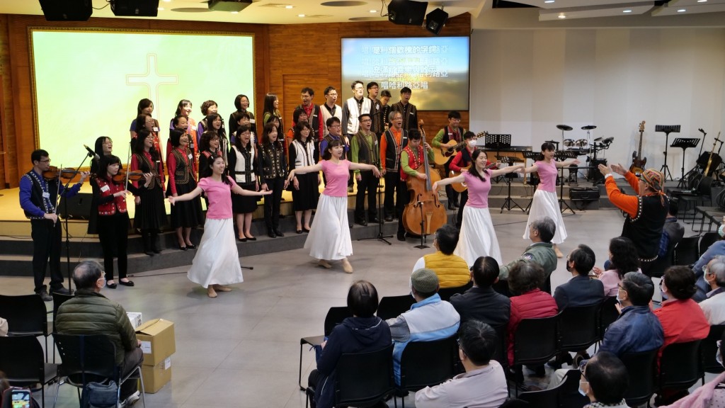 大台南牧者聯誼會，台南聖教會舞蹈表演。（圖/台南聖教會高敏智主任牧師臉書）