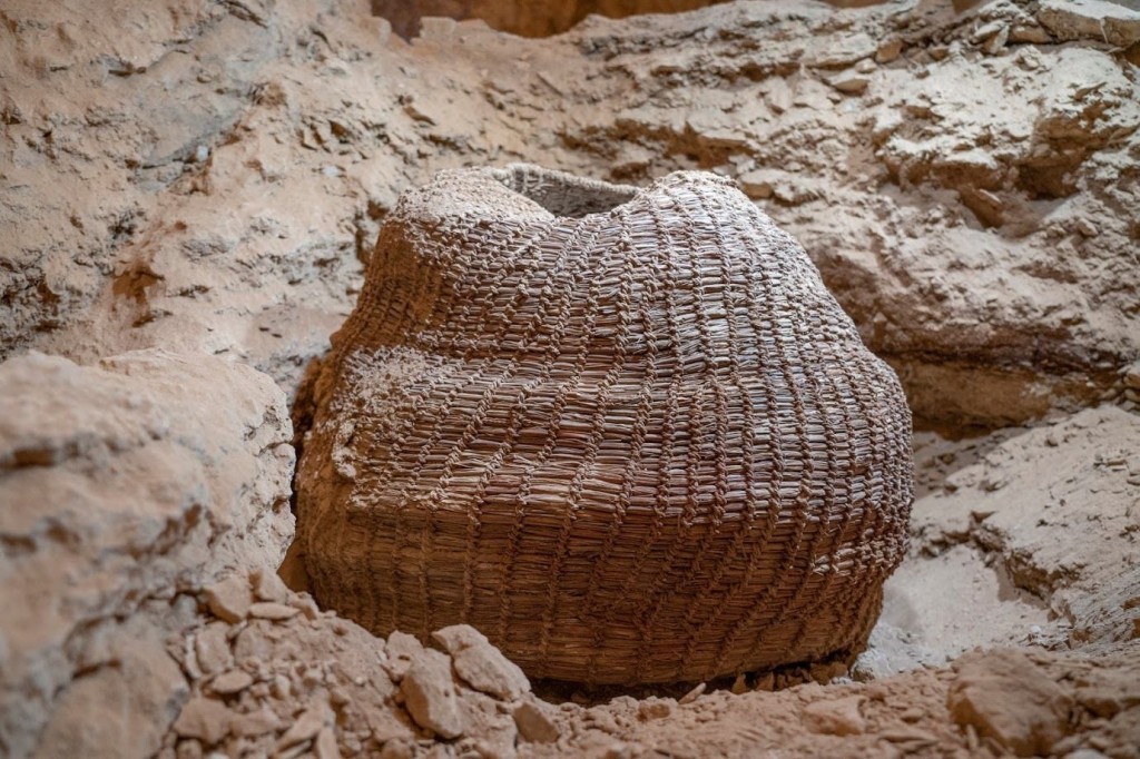 逾1萬年歷史卻保存完好的籃子。（圖／FB @mcs.gov.il）