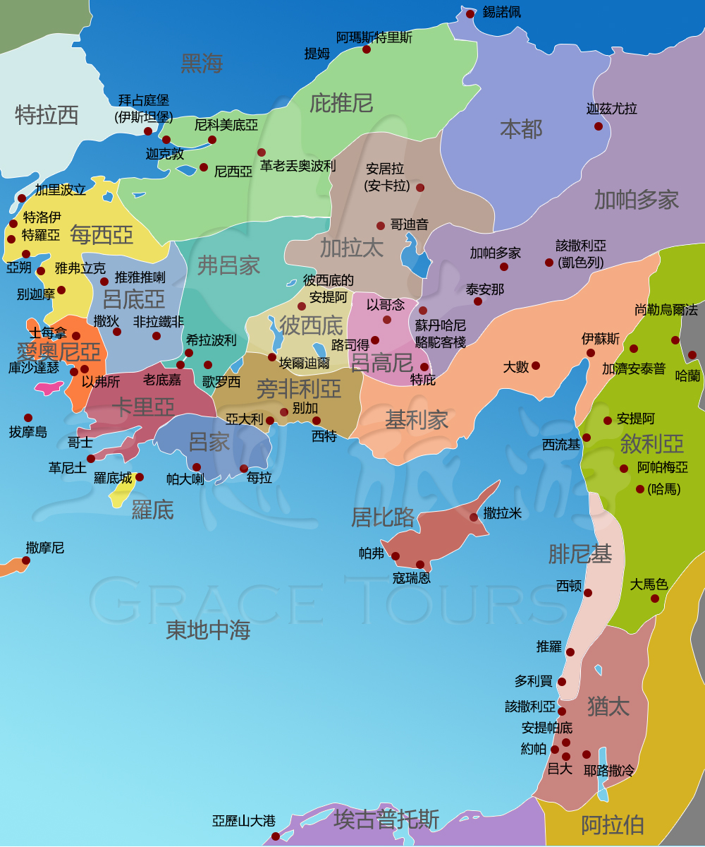 羅馬行省地圖
