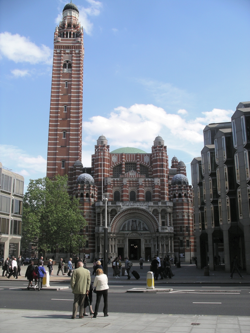 英國最大的天主教教堂──西敏主教座堂（圖／wiki）
