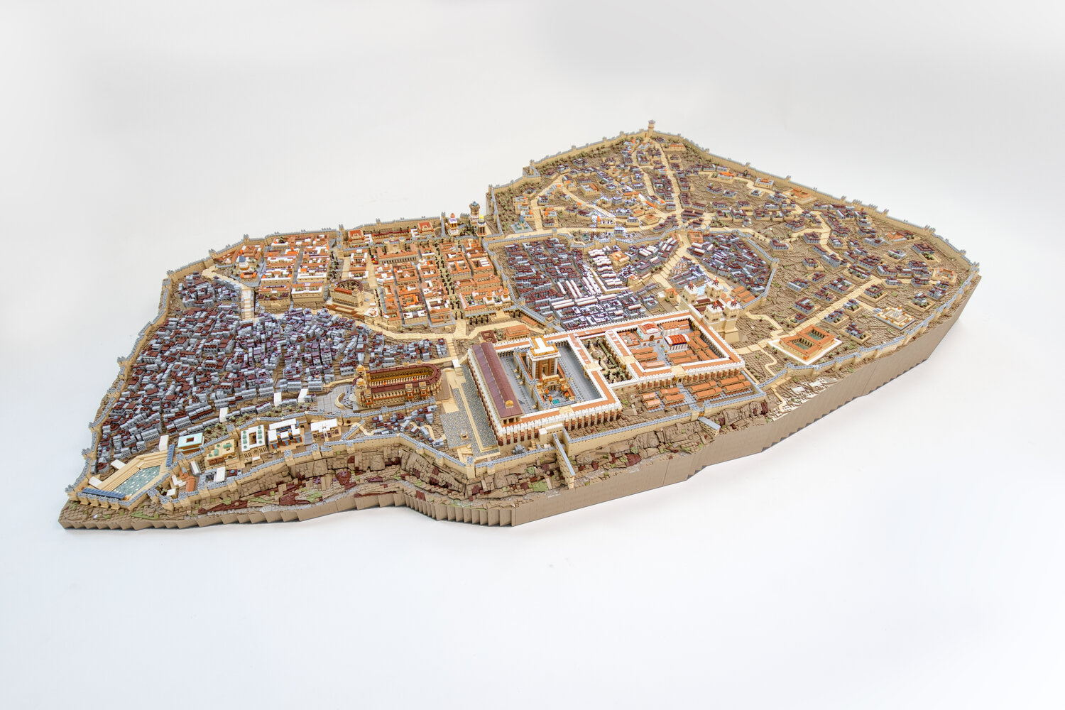 公元一世紀的耶路撒冷樂高模型。