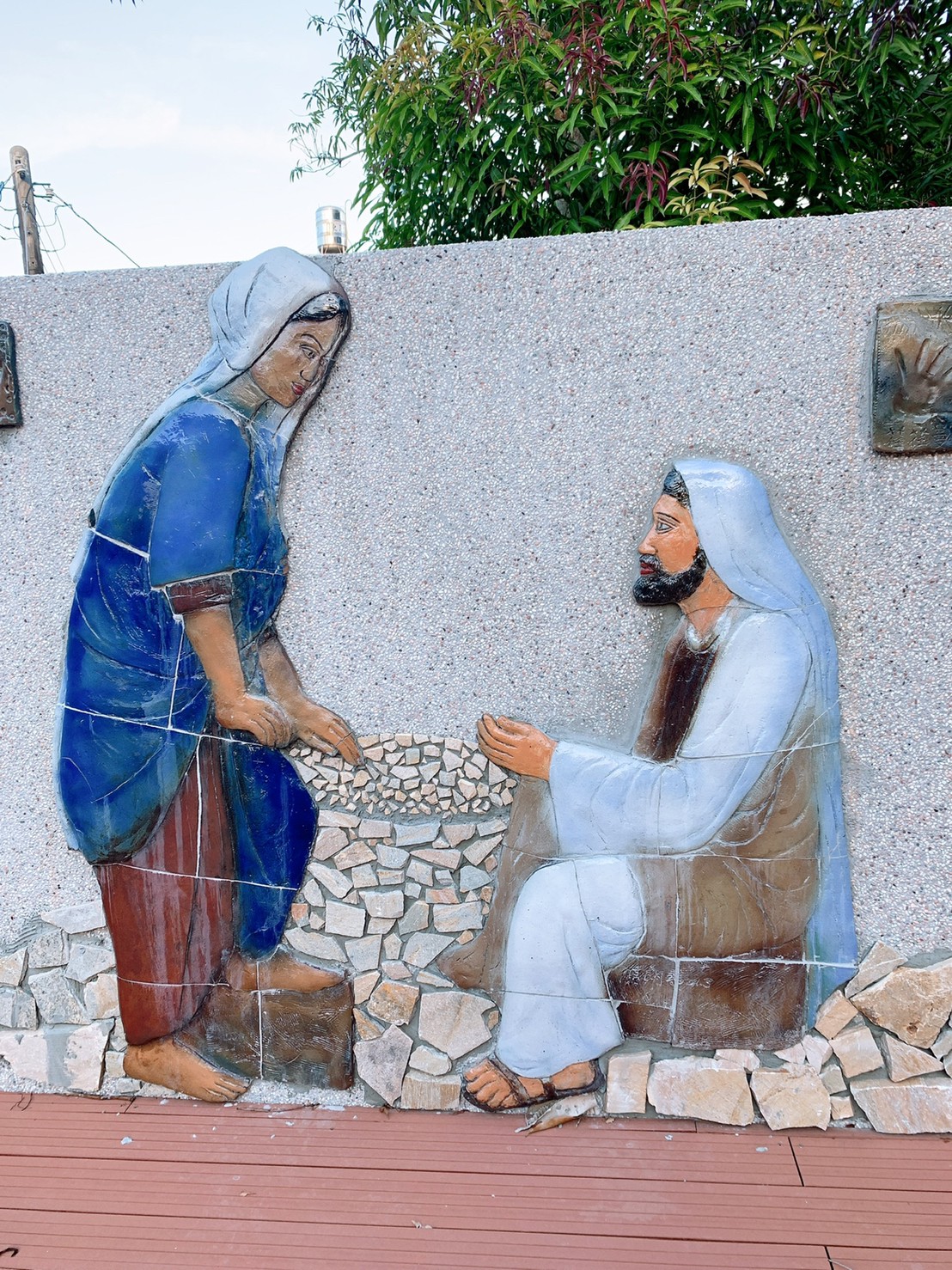 耶穌遇見撒馬利亞婦人的故事(愛國蒲長老教會提供)
