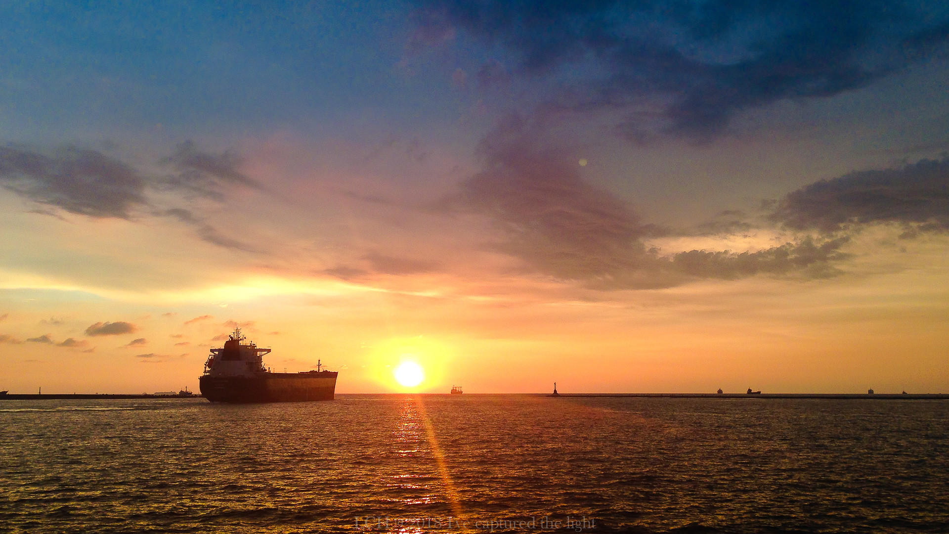 西灣夕陽。（來源：Flickr ／李承翰 ／ CC）
