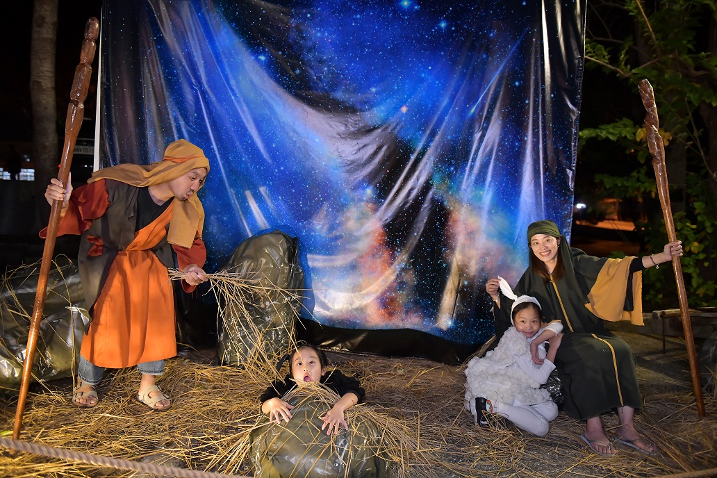 耶穌誕生劇場佈置(圖/花蓮縣政府提供)