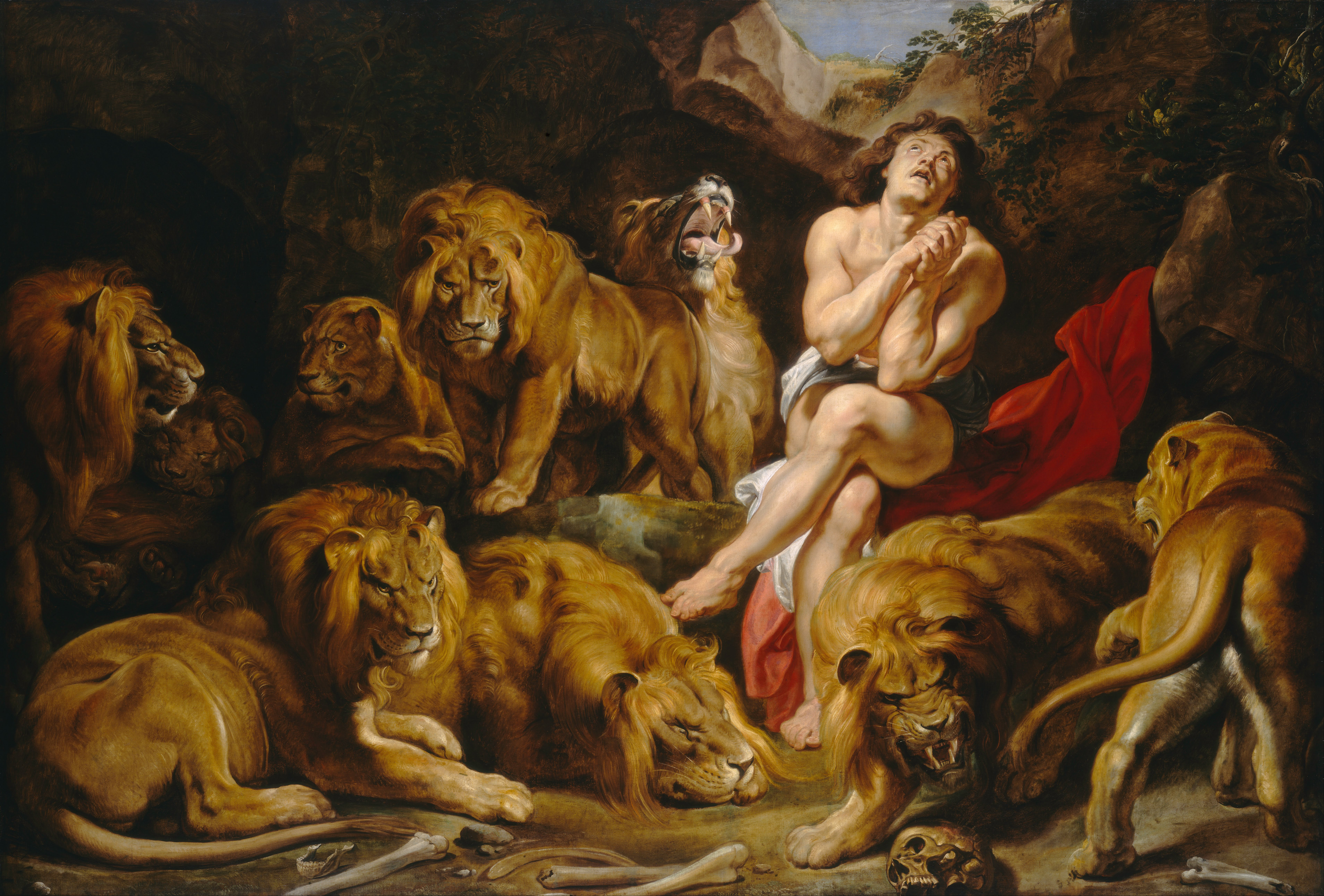 "Daniel in the Lions' Den", by Peter Paul Rubens, 1577-1640（圖／ Wikipedia）