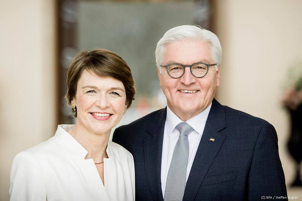 德國總統史坦麥爾及第一夫人。（圖／翻攝自FB@Bundespraesident.Steinmeier）
