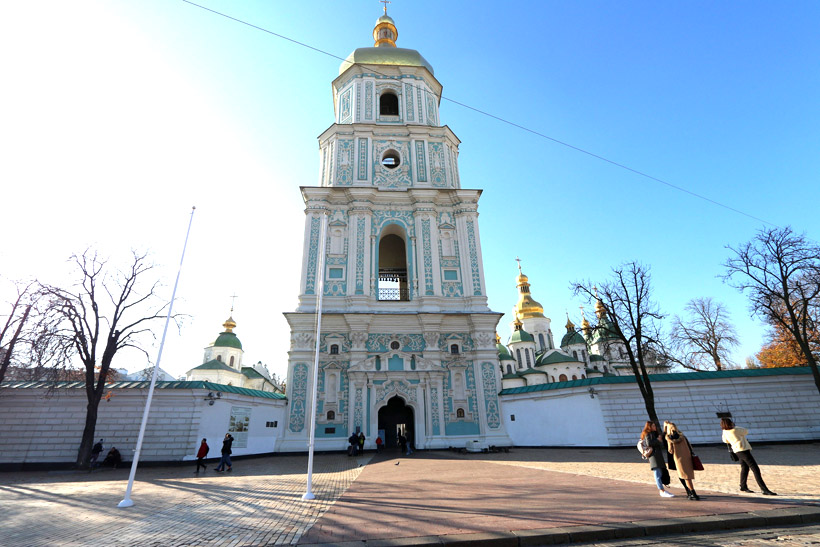 烏克蘭聖索菲亞主教座堂。（圖／Flickr CC Juan Antonio Segal）