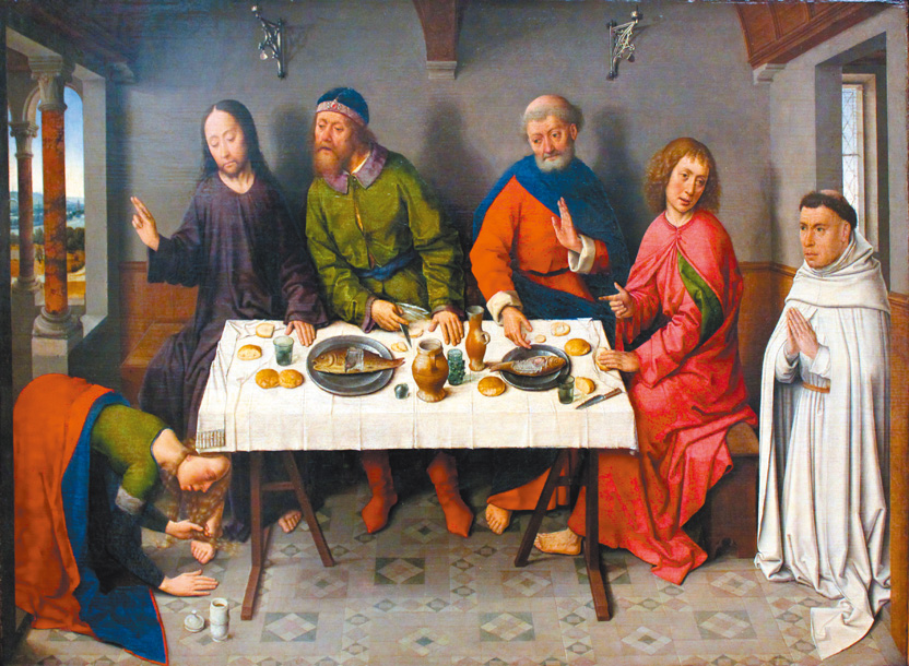 "Christ in the House of Simon", by Dieric Bouts, 1460