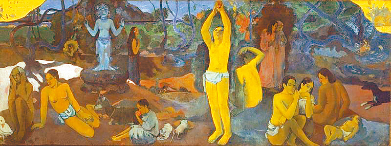 "Where do we come from? Who are we? Where are we going?" ,by Paul Gauguin, 1897