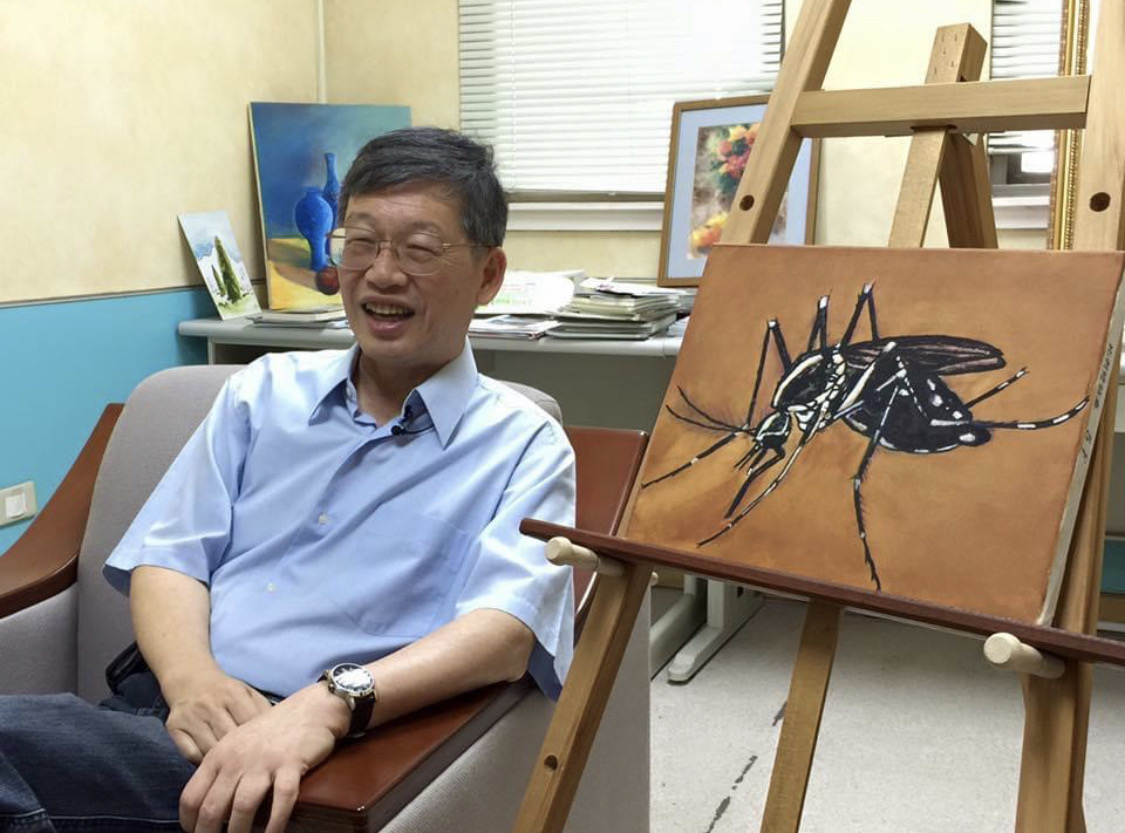 考試院委員、國內病媒防治專家陳錦生教授，常帶著笑容。