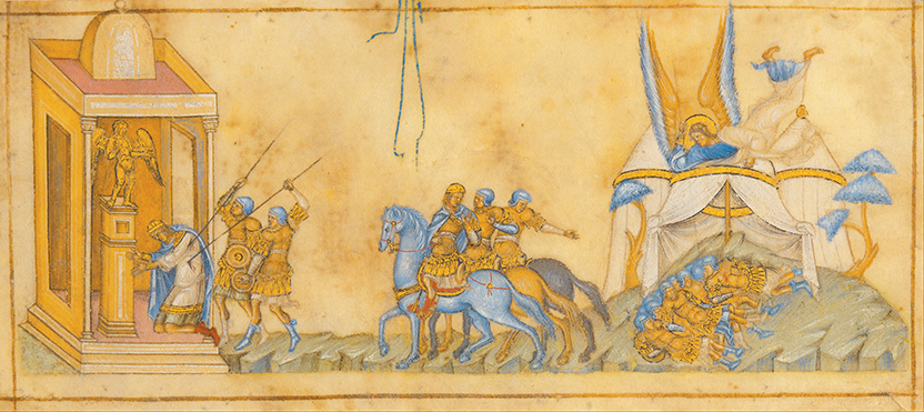 "The Death of Sennacherib", by Unknown, 1300