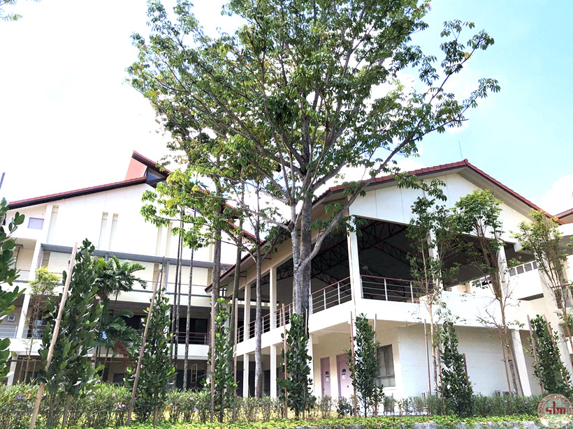圖為馬來西亞神學院新擴建的教務樓。