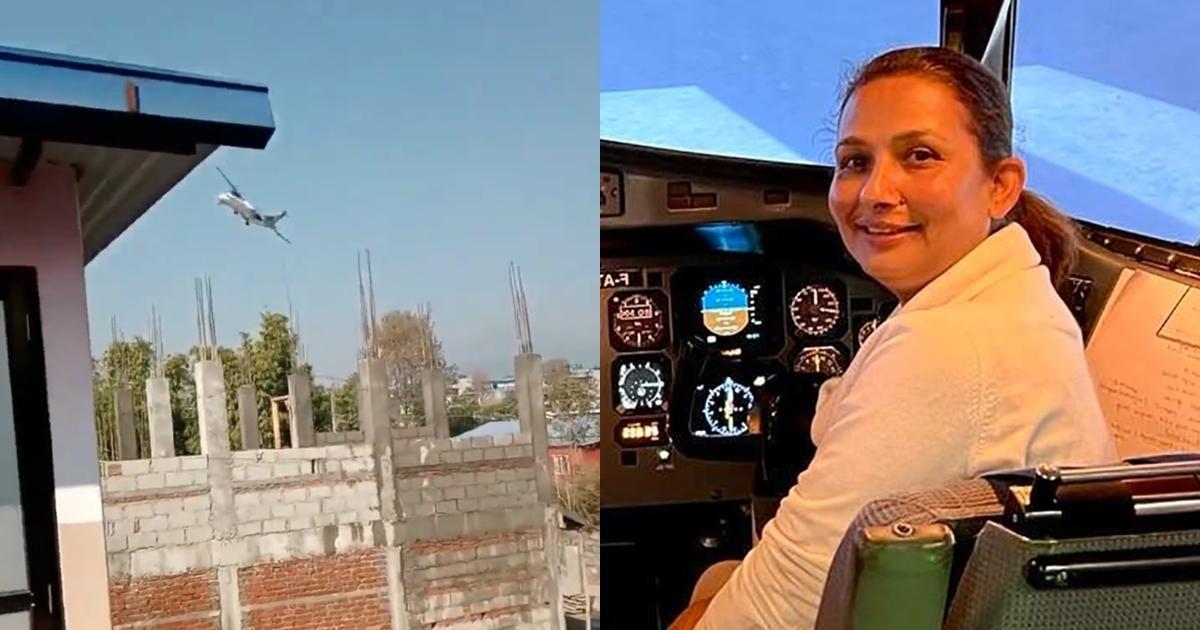 副機長卡蒂瓦達原本在這趟飛行結束後就能升任機長，沒想到卻墜機身亡。她的先生16年前也死於墜機。（圖／翻攝自Twitter@NewsLiveGhy）
