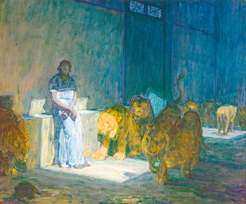 "Daniel in the Lions' Den", by Henry Ossawa Tanner