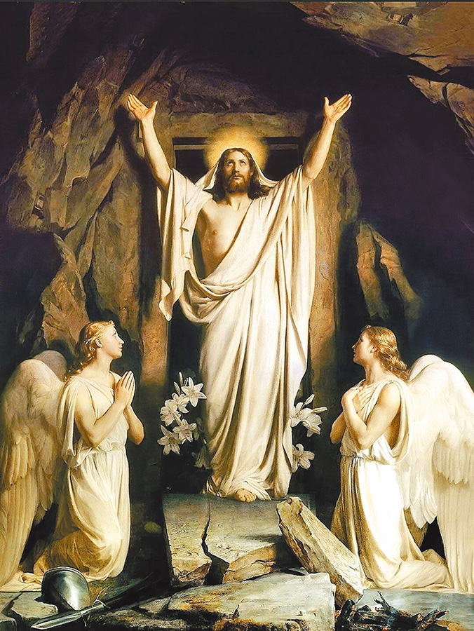 〈耶穌復活〉，卡爾‧布洛赫，1881