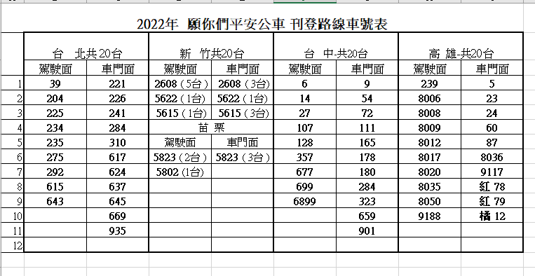 公車福音廣告行駛路線