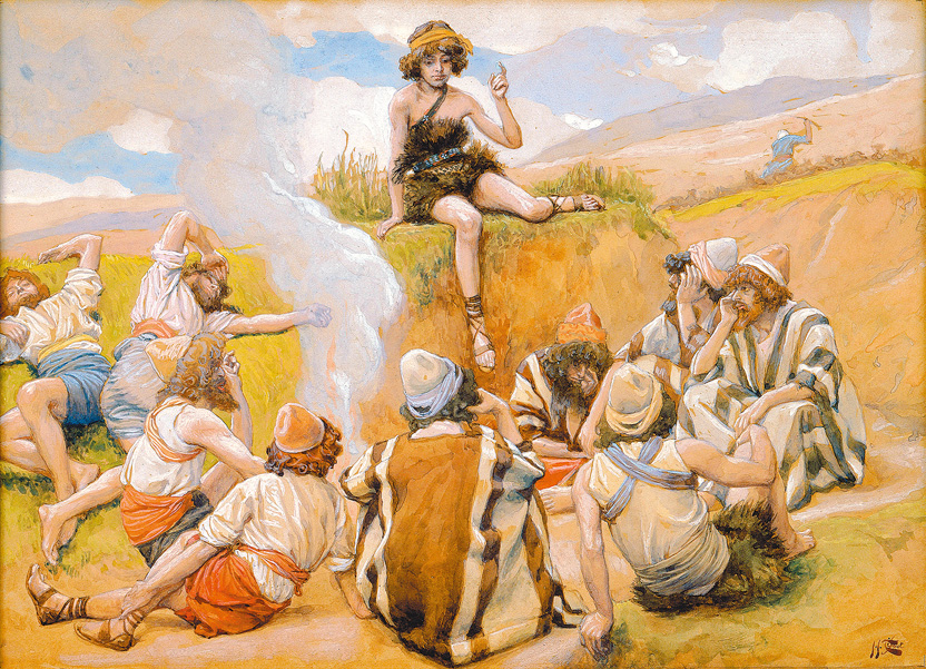 "Joseph Reveals His Dream to His Brethren",  by James Tissot, c. 1896-1902