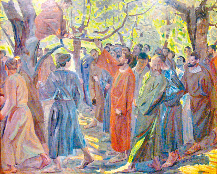 "Christ And Zacchaeus", by Niels Larsen Stevns,1913