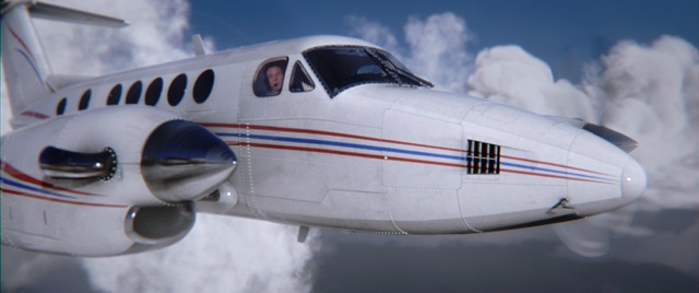 空中之王200的私人飛機。（影片截圖）