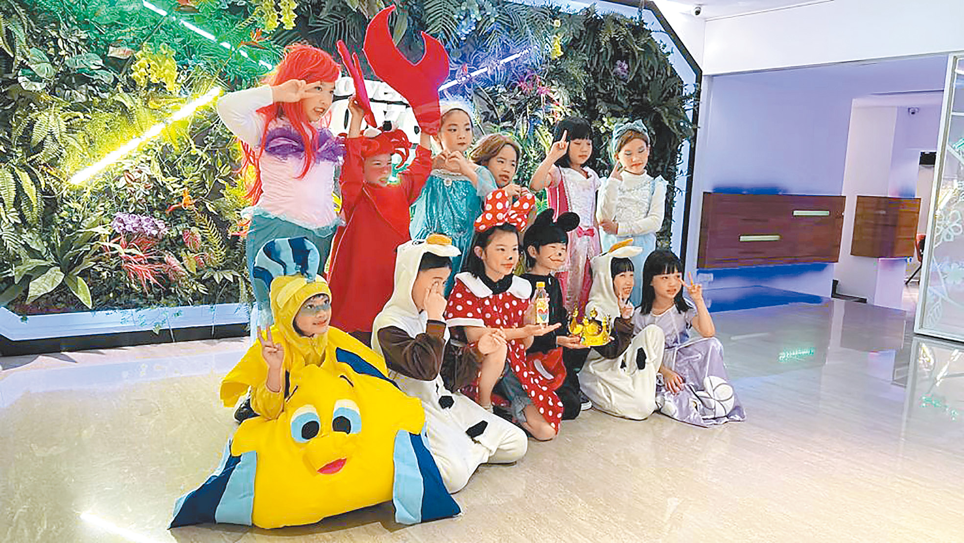 學童擔綱戲劇演出。（圖／新主流實驗教育機構提供）