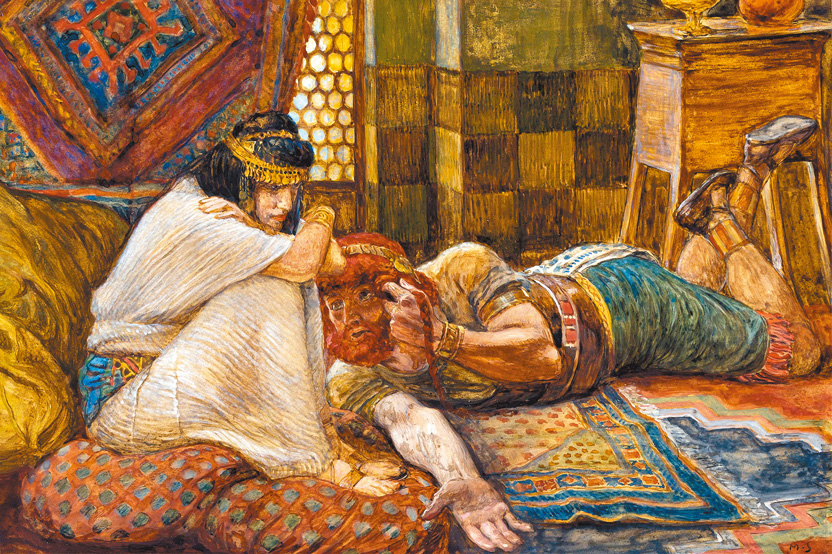 "Samson Reveals His Secret to Delilah", by James Tissot