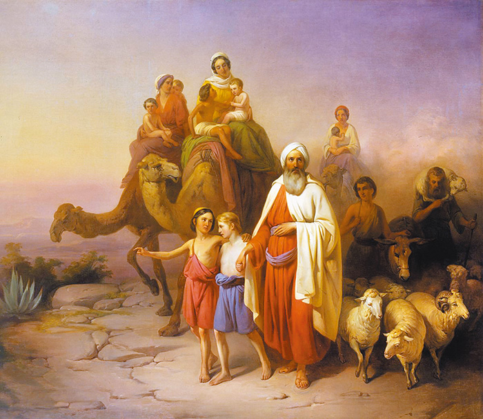 "Abraham's Journey from Ur to Canaan", by József Molnár,
