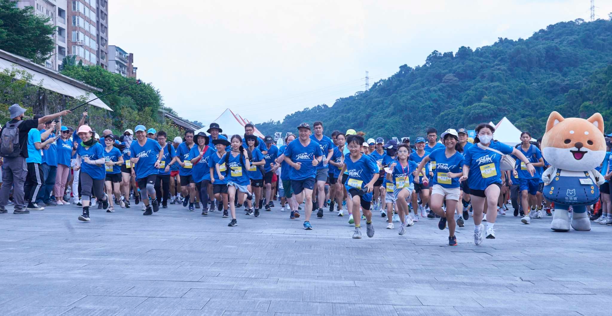 路跑活動，大家努力向前奔跑。(圖/救世傳播協會提供)