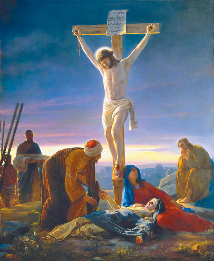 "Christ on the Cross", by Carl Bloch