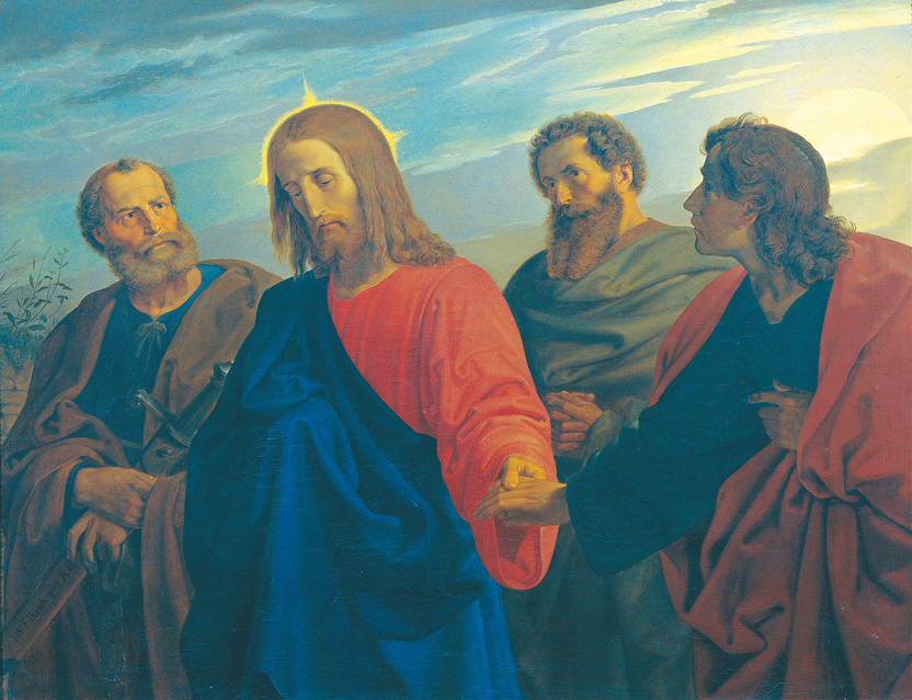 "Christ' s Farewell to His Disciples (Going to Gethsemane)", by Joseph von Führich