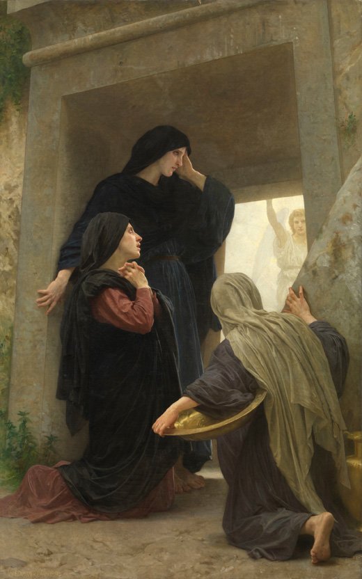 "Le saintes femmes au tombeau"（The Holy Women at the Tomb）, by William Adolphe Bouguereau