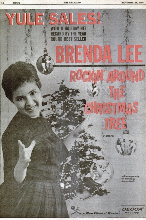 1960年的布蘭達李，才16歲。