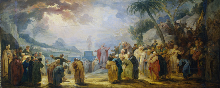 "Moses Choosing the seventy Elders", by Jacob de Wit 