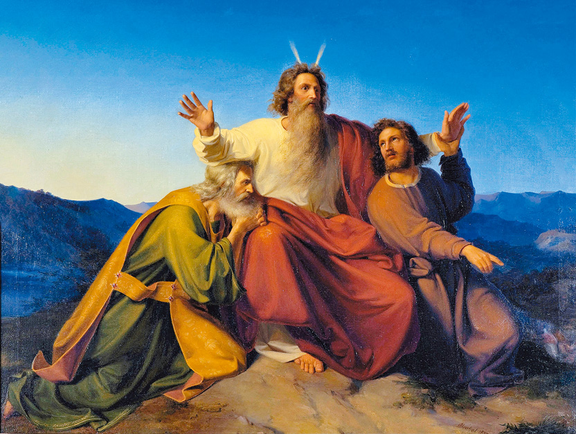 "Moses, Aaron and Hur", by Alexander Heubel 