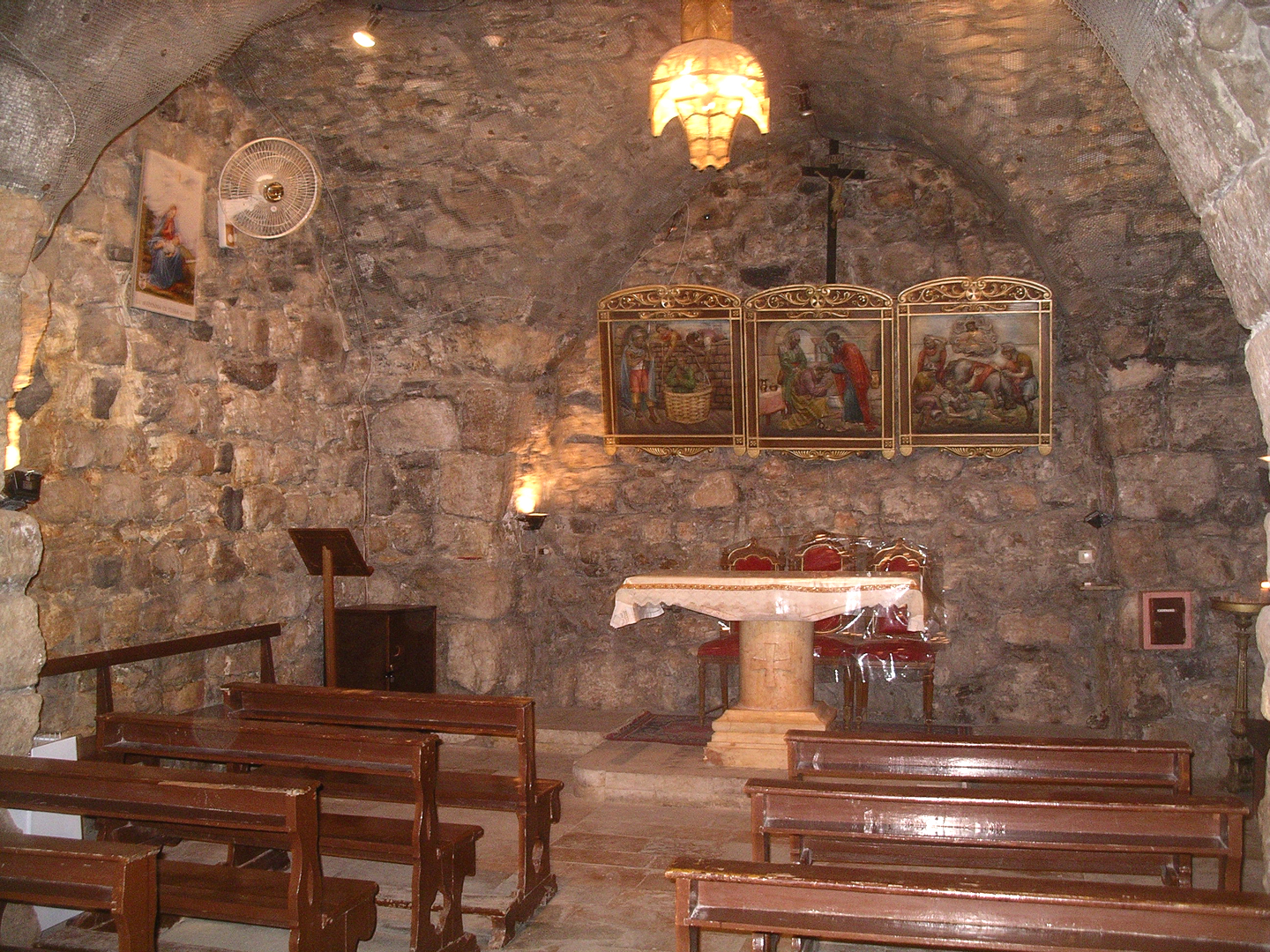 大馬士革亞拿尼亞的家如今為一教堂。（圖／維基）