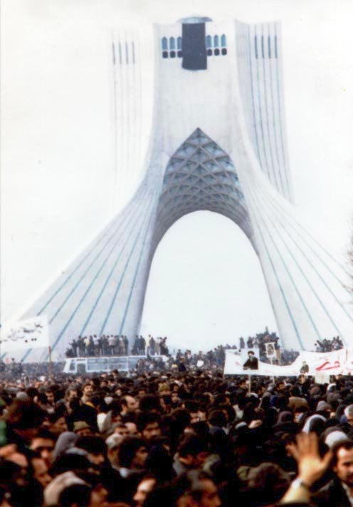 1979年德黑蘭革命。（圖／Wikimedia