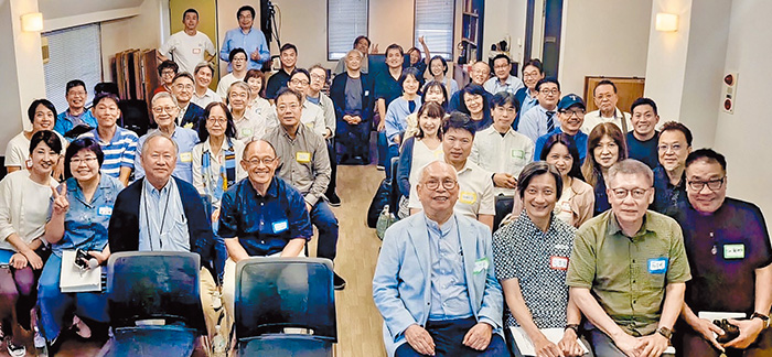 日本及台灣教會牧者歡聚一堂。