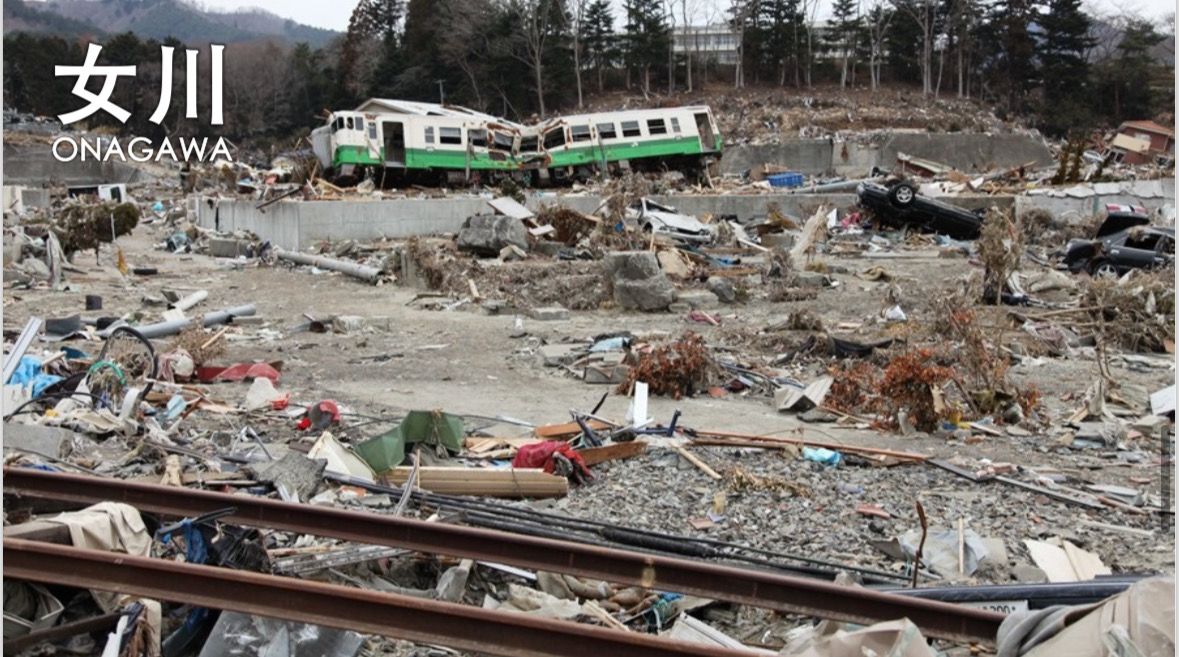311日本大地震災況。