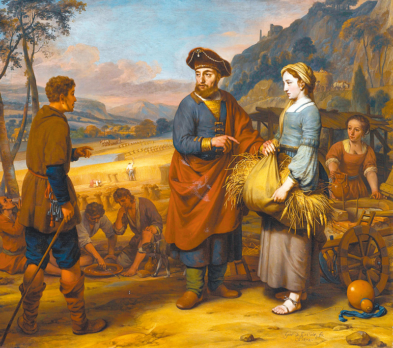 "Ruth and Boaz", by by Gerbrand van den Eeckhout