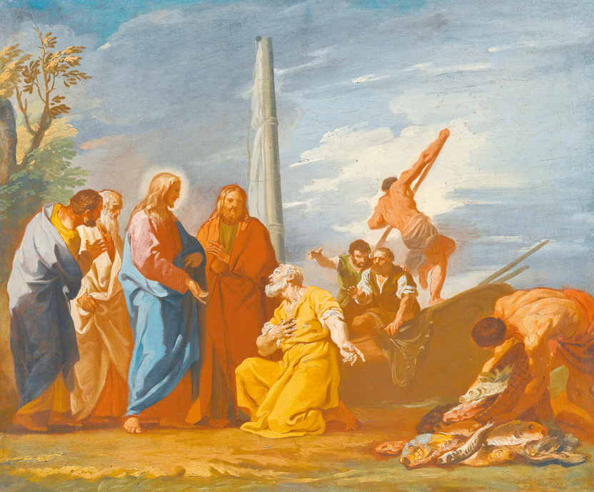 "The Calling Of Saint Peter", by Venetian School