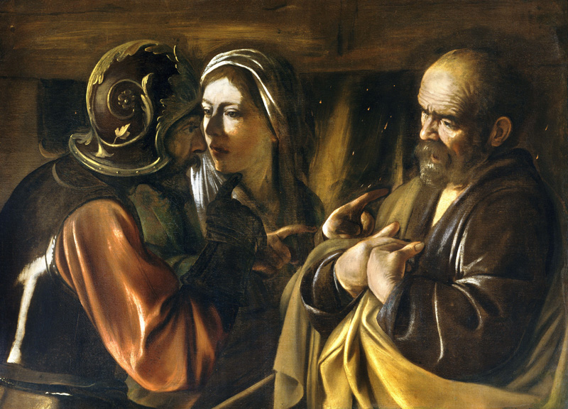 "The Denial of Saint Peter", by Caravaggio