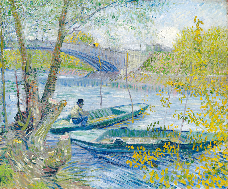 "Fishing in Spring, the Pont de Clichy", by Vincent van Gogh 