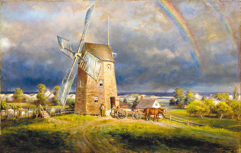 "Old Hook Mill, Easthampton", by Edward Lamson Henry