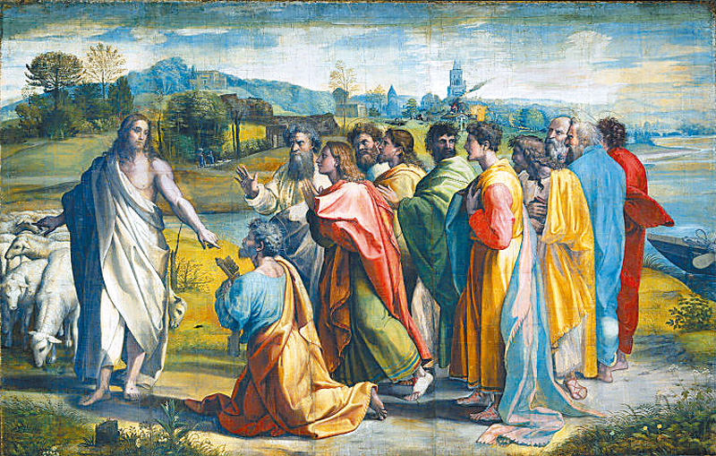 "Christ's Charge to Peter", by Raphael 