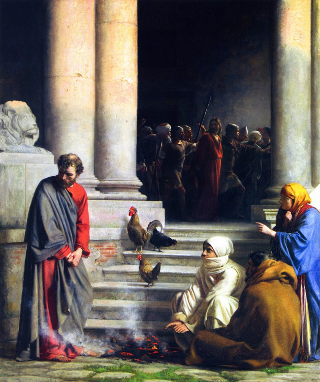 "The Denial of Peter", by Carl Bloch 