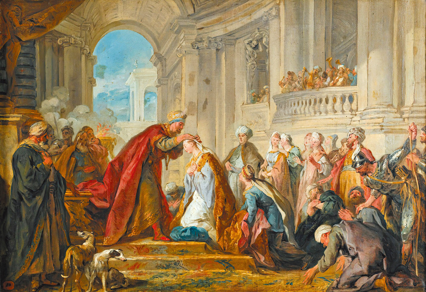  "The Coronation of Esther", by Jean-François de Troy