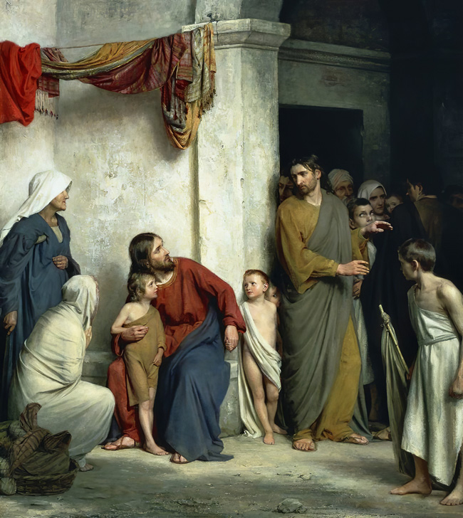 "Christ and the Children", by Carl Bloch